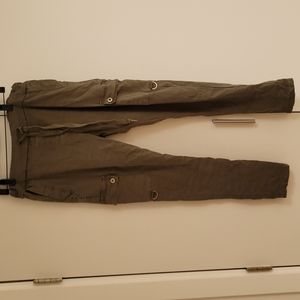 Venti6 olive crinkle cargo pants size large